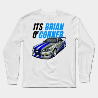 It's Brain o' conner { Paul walker's Skyline } Long Sleeve T-Shirt